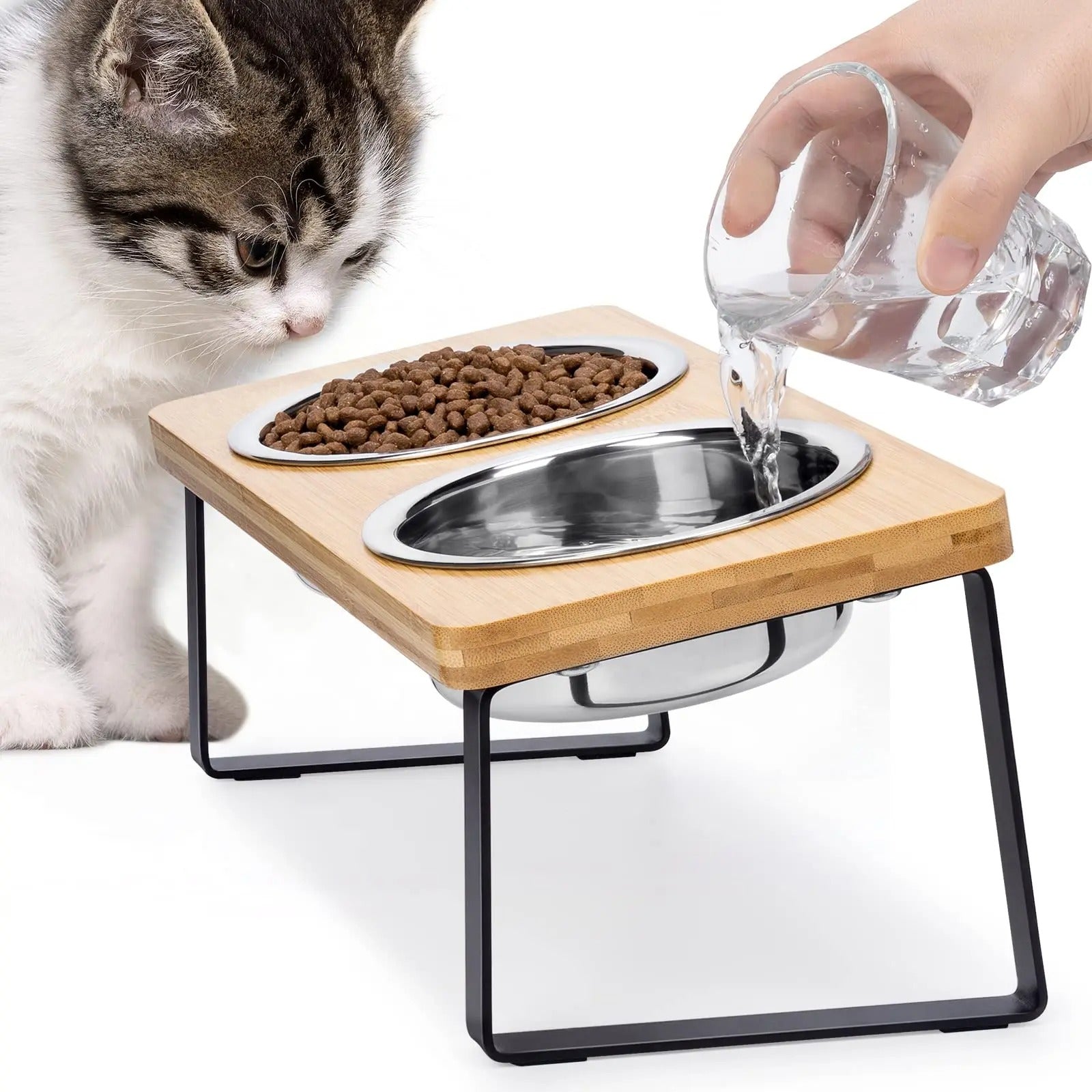 Cat Corner 15° Cat Bowls