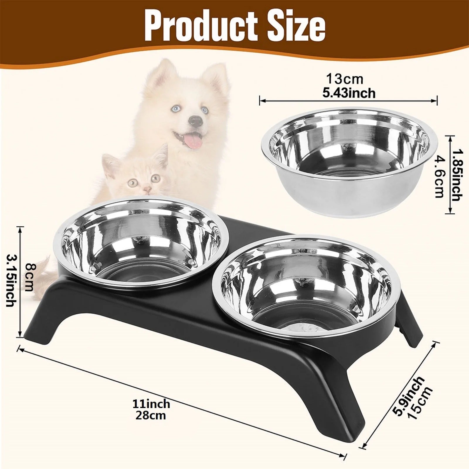 Cat Corner Ultralight Elevated Bowls
