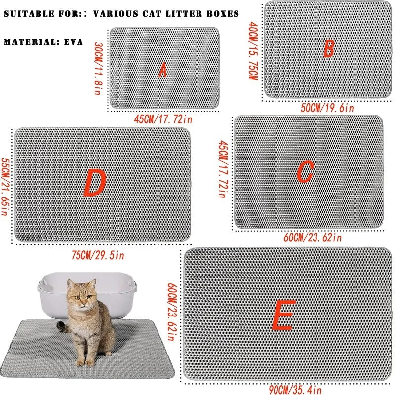 Cat Corner Litter Mat