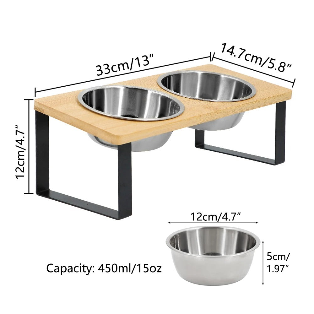 Cat Corner 15° Cat Bowls