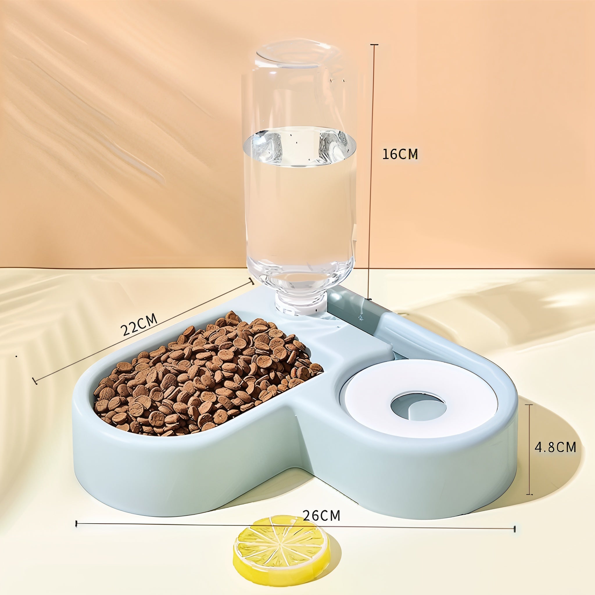 Cat Corner Food & Water Bowl