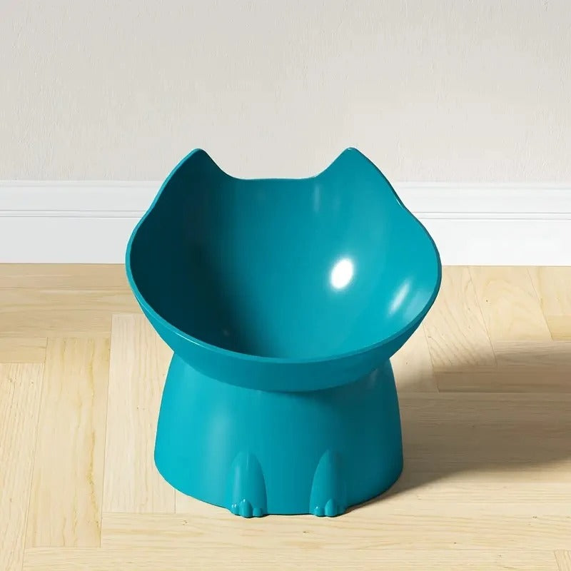 Cat Corner Raised Dish (1pc)