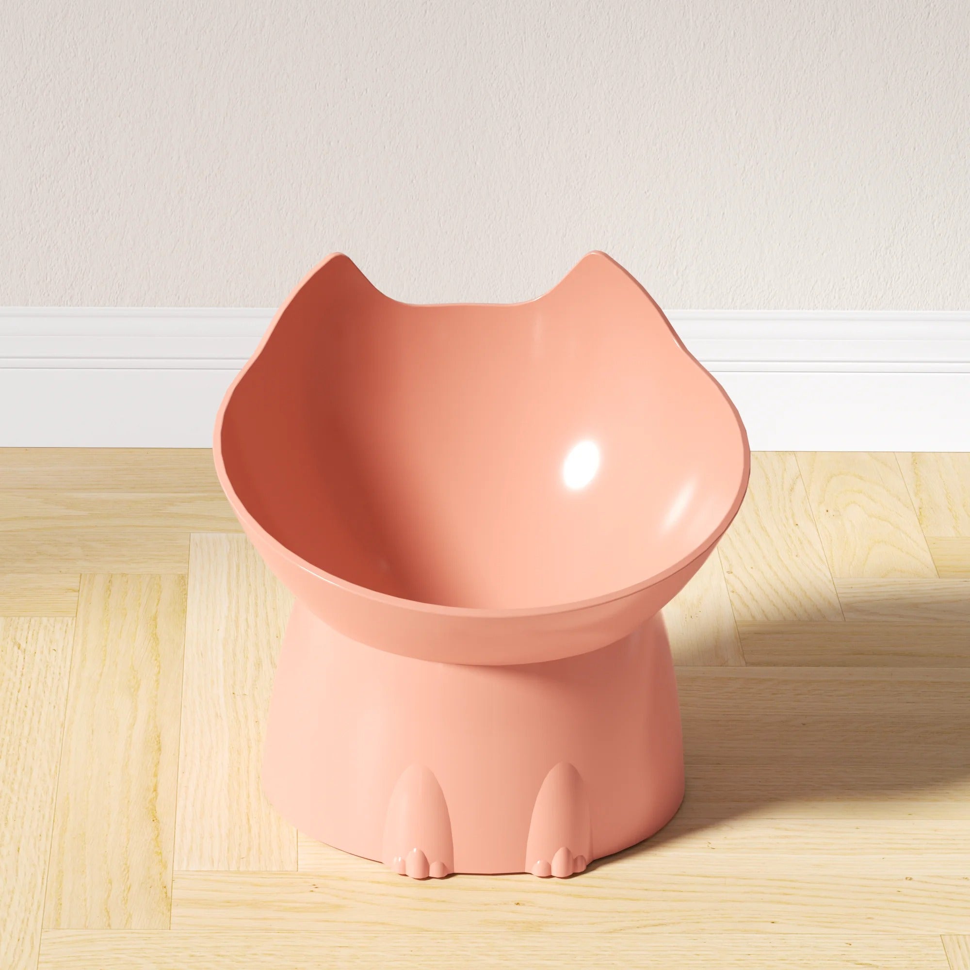 Cat Corner Raised Dish (1pc)