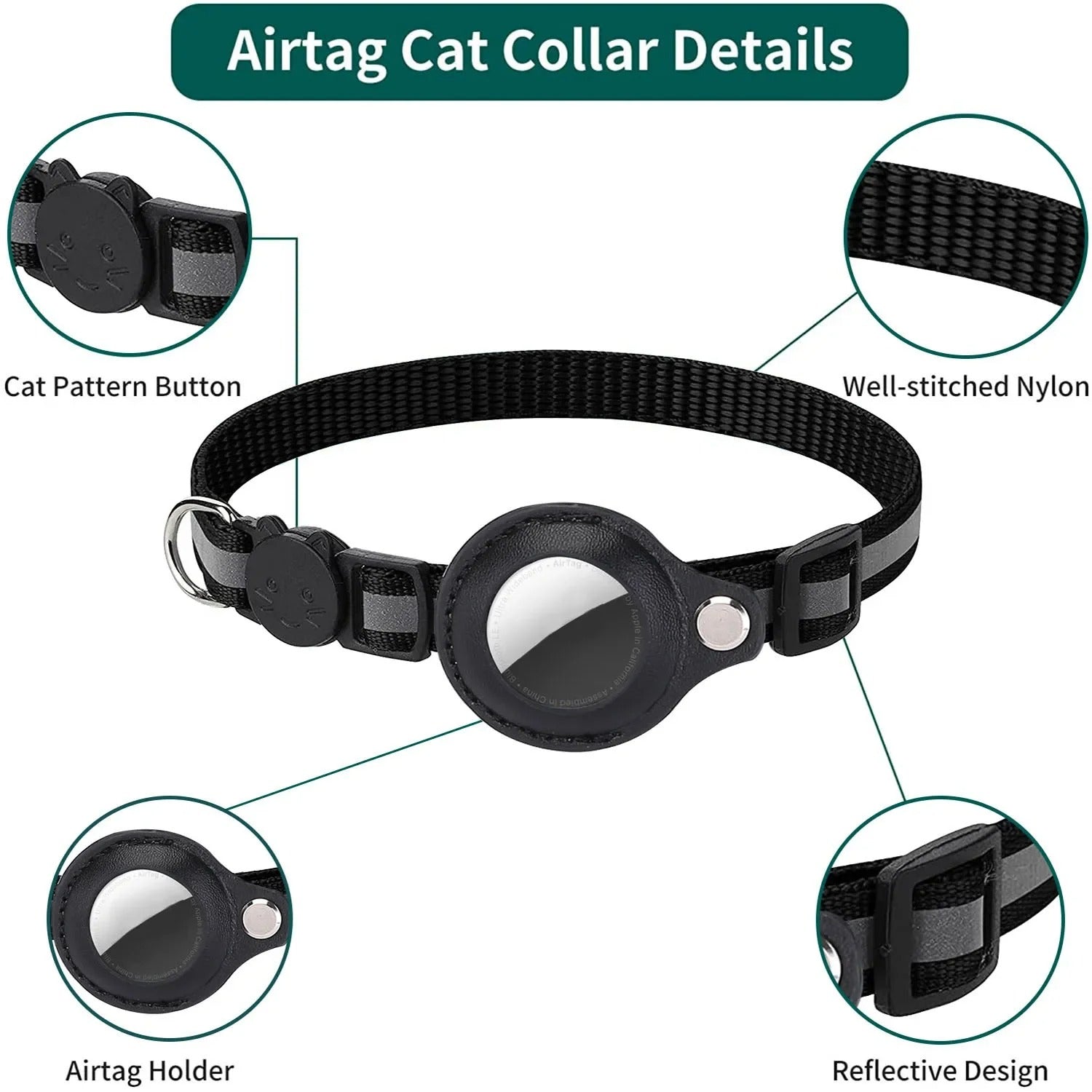 Cat Corner AirTag Collar