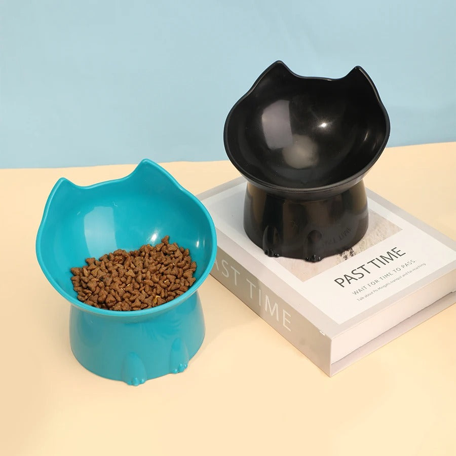 Cat Corner Raised Dish (1pc)
