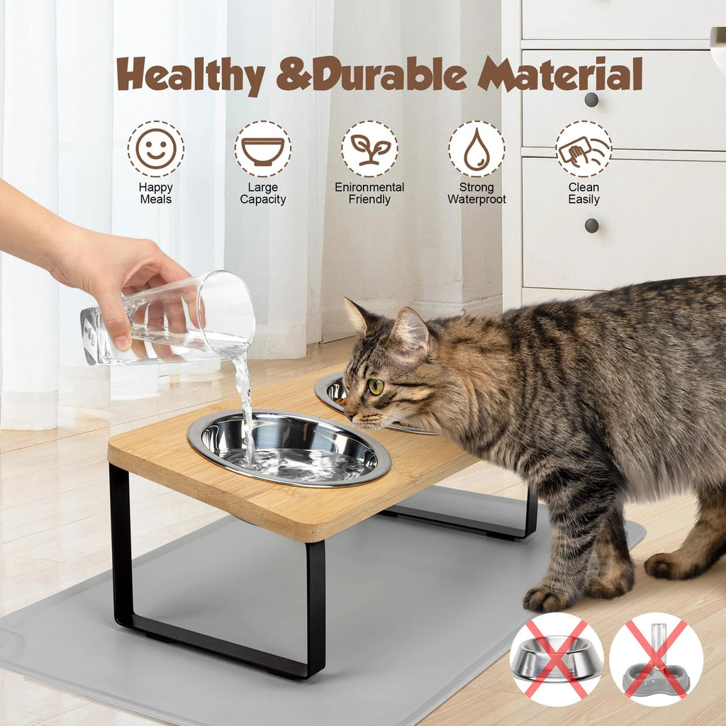 Cat Corner 15° Cat Bowls