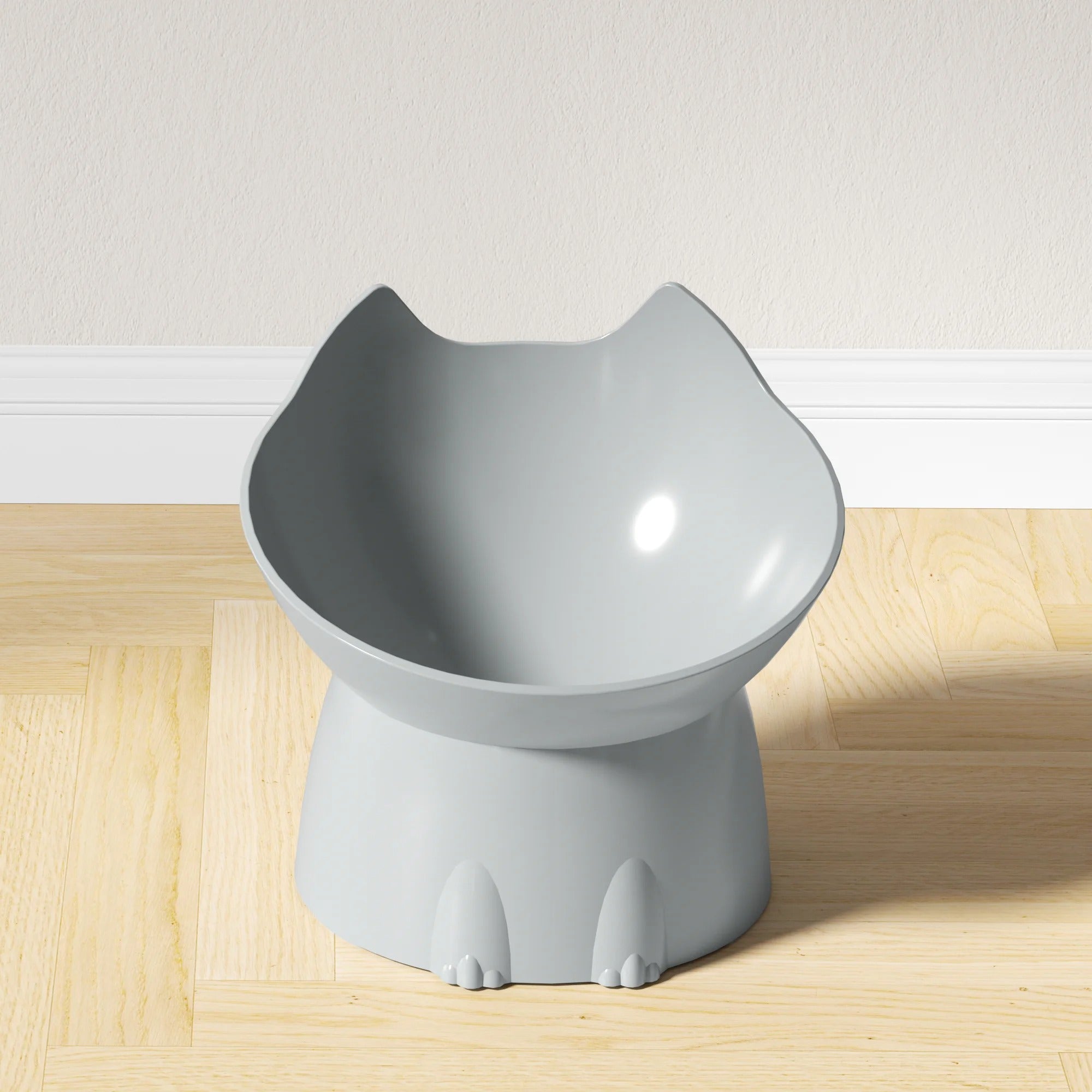 Cat Corner Raised Dish (1pc)