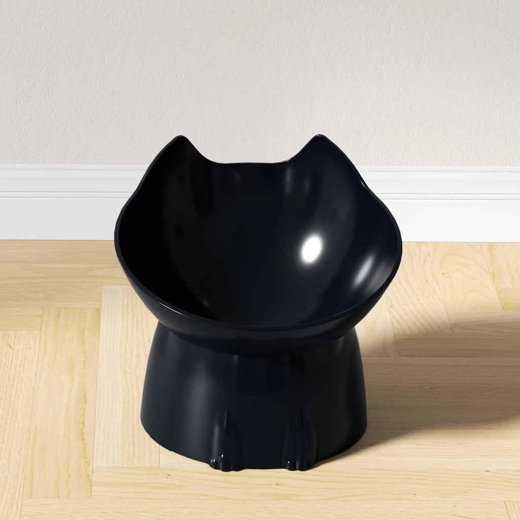 Cat Corner Raised Dish (1pc)