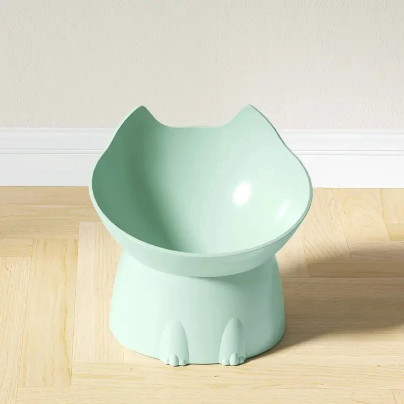 Cat Corner Raised Dish (1pc)